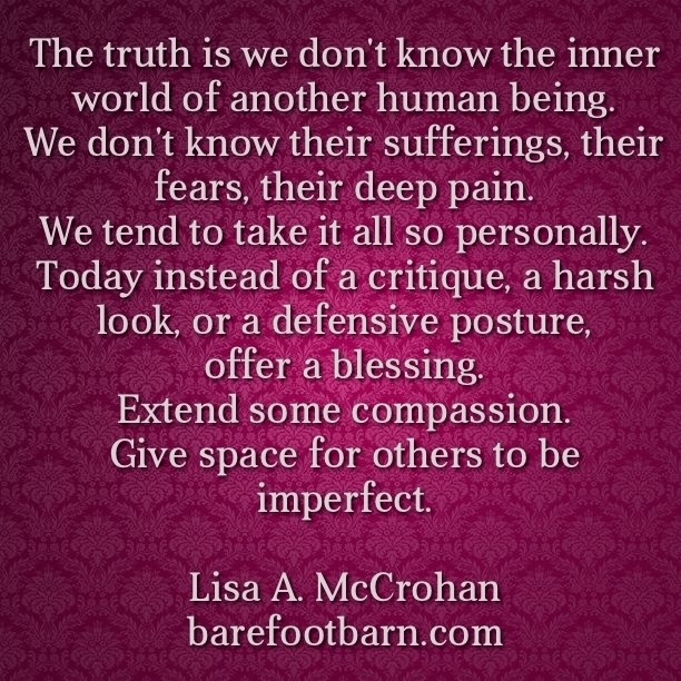 Gem of Compassion: Letting go of assumptions