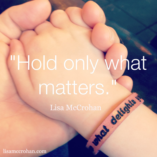Hold Only What Matters