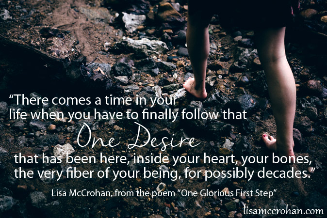 That One Glorious First Step