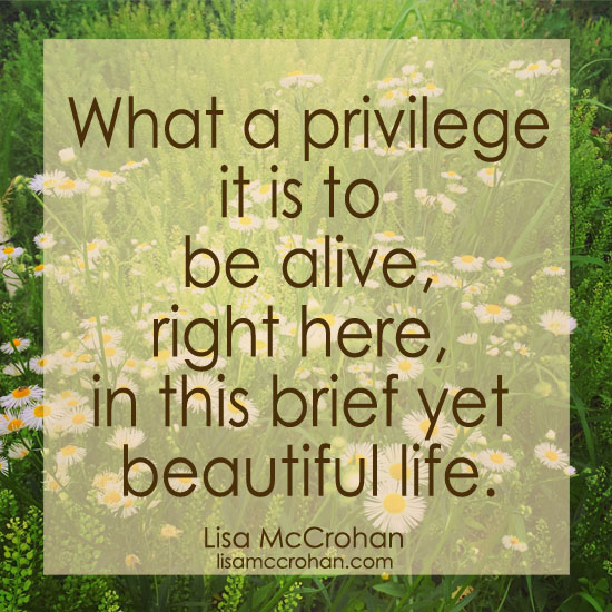 Claiming the sacred privileges of everyday life