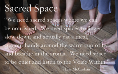 How a mom needs sacred space