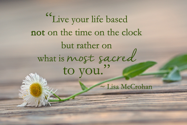 Radical Regard…for Yourself – With “MY SACRED SPACE TIME”