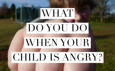 What do you do when your child is angry?  Here’s the first thing to do.