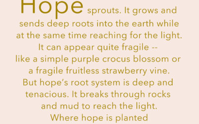 For Hope to Blossom